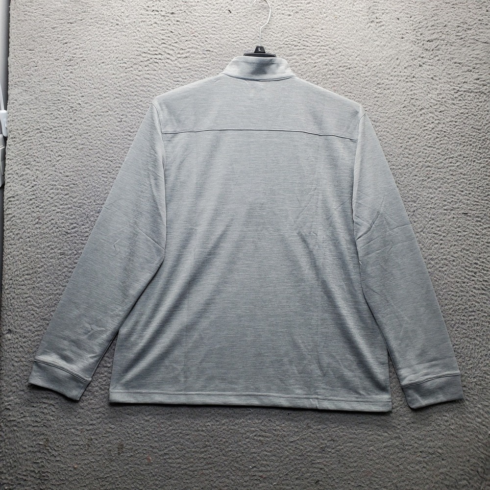 Greg Norman Golf 1/4 Zip Pullover Men Large Gray Performance Stretch G7F23XLK203 - Picture 2 of 9